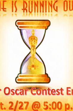 Oscar Contest 2016 Ending Soon graphic