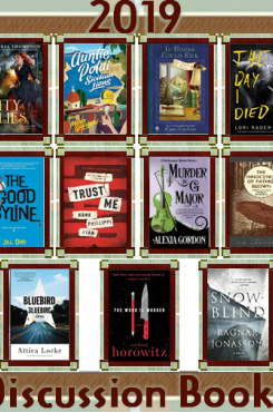 Murder Among Friends 2019 Discussion Books graphic