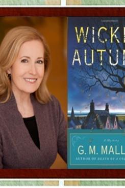 G.M. Malliet with Wicked Autumn graphic