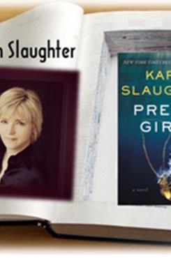 Karin Slaughter with Pretty Girls Cover