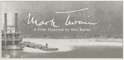 "Mark Twain" film graphic