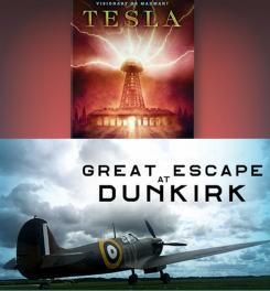 Tesla and The Great Escape at Dunkirk graphic
