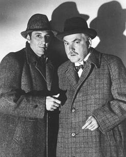 Basil Rathbone as Sherlock Holmes & Nigel Bruce as Dr. Watson