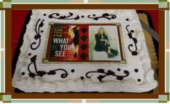 What You See Cake graphic